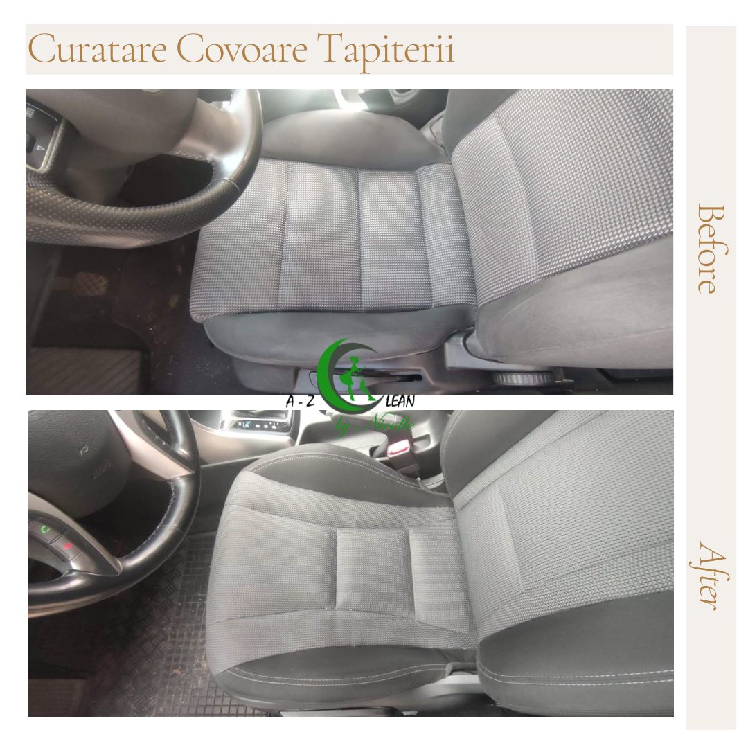 Tapițerie auto - Înainte / după